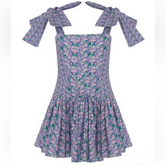 NWT Lug Avon Siga X Nocturne Floral Mini Dress - Picture 1 of 10
